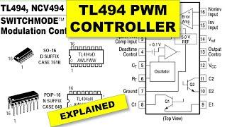 {319} TL494 PWM IC, Datasheet, Function Explained