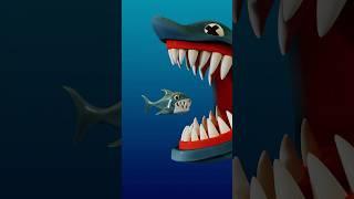  SHARKIVORE  -  SHARK CANNIBALISM  #3danimation #animation #cuboidcreepshow