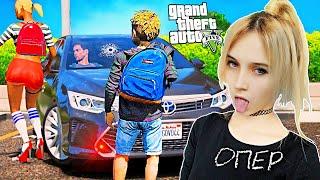 ОПЕРСКАЯ ЕЗДА В GTA 5 - СТРИМЕРША ИЗМЕНИЛА ШКОЛЬНИКУ! ШКОЛЬНИЦА ПОВЕЛАСЬ НА БАБКИ! (МОДЫ ГТА 5)