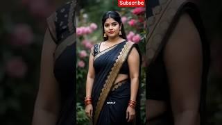 AI Saree Princess  Walks Like Royalty  Too Beautiful to Be Real #shorts #ailookbook #aisaree #ai