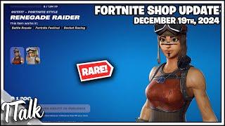 *RARE* RENEGADE RAIDER IS BACK! Fortnite Item Shop [December 19th, 2024] (Fortnite Chapter 6)