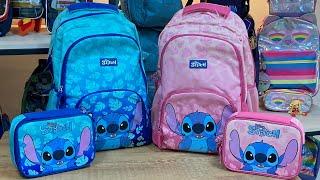 Mochila do Stitch com estojo 100 pens