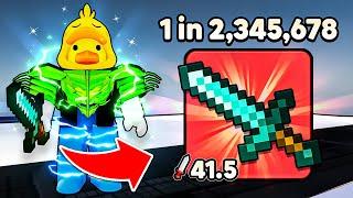 I Found 1 in 2,345,678 Weapon in RNG Battles! (Roblox)