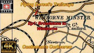 Ep1 Flying The Castleman's Corkscrew Trailway - Broadstone to Wimborne, Dorset, UK By Drone