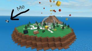 Every single round the map is throwing me out of existence in ROBLOX NATURAL DISASTER!!