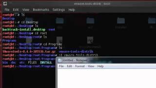 BackTrack 5 KDE  + VMware tools install