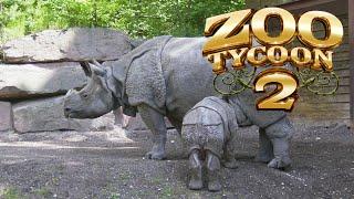 Zoo Tycoon 2: Indian Rhinoceros Exhibit Speed Build