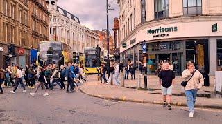 From Piccadilly Gardens to Chinatown | Oxford Street Walk in Manchester | 4K City Ambience
