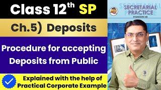 Procedure for Accepting Deposits from Public