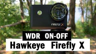 Как работает WDR в экшн камере Firefly X?