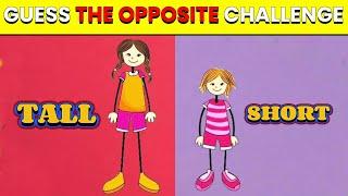 Guess the Opposites? | Quiz Challenge | Giggles & Grapes #challenge #quiz