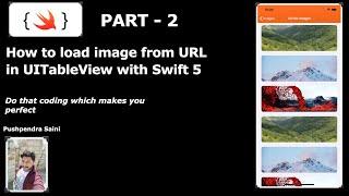 How to load image from URL in UITableView with Swift 5 | PART 2