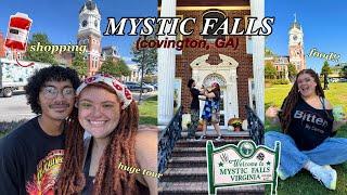 Traveling to Mystic Falls (The Vampire diaries) | married couple, yummy food, cozy halloween vibes!