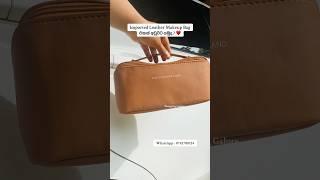 Imported Leather Makeup Bags️ WhatsApp - 0742781024 #makeupbag #shoppinggalore #imported #leather