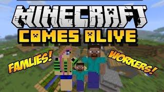 Minecraft Comes Alive  - Episode 1 - Doing the Basics!