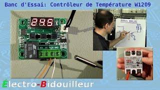 EB_#148 Banc d'Essai: Contrôleur de Température W1209 (Thermostat)