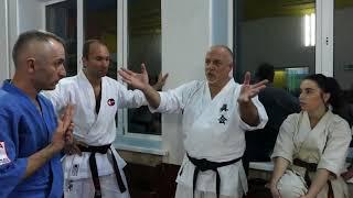 A methodical and practical seminar led by Paolo Bolaffio 9 dan Makotokai karate