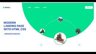 Make a Landing Page of Website with HTML CSS