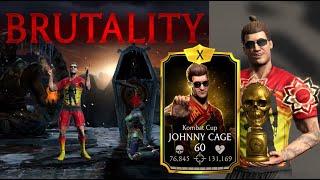 MK Mobile Kombat Cup Johnny Cage FUSION 20 Gameplay! MAX Ascension Gameplay & Stats!