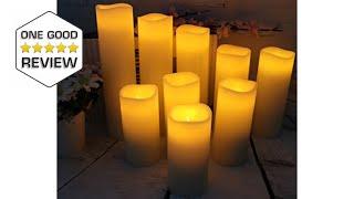 Vinkor Flameless Candles with 10-Key Remote – 5 Star Review