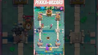 The Winning Combo - Pekka and Fire Wizard #clashroyale