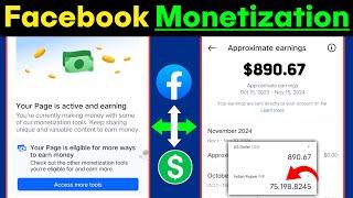 Facebook Monetization Eligibility In Hindi | Facebook Ko Monetise Kaise Kare 2024 | Part -1