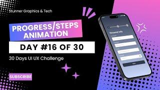 Progress or Steps Animation Figma | UI UX Design Figma | Top Animations Day 16