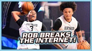 Rob Dillingham Goes Unconscious & Drops 36! Mikey Williams & Blue Checks vs Cold Hearts Highlights 