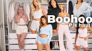 Boohoo pjs haul | try on