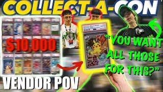 I DID OVER $100,000 IN DEALS | The Best Pokemon Card Show Ever | Collect A Con Atlanta Vendor POV