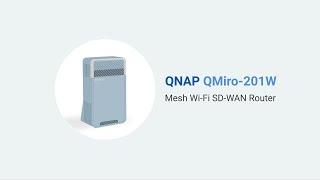 QNAP QMiro-201W | Tri-Band Mesh Wi-Fi SD-WAN Router