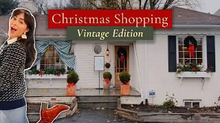 Christmas gift shopping at the CUTEST vintage shop. Ho ho ho to us all.