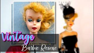 Vintage Barbie Rescue and Restore |  Ponytail #5 | Bubble Cut #doll #barbie #dollcollecting