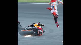 Wear A Helmet And Airbag Suit Also|That's Safe For You #shorts #motogp #superbike #safety #crush