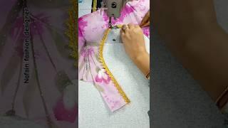 beautiful designer model blouse back design cutting and stitching #backdesign #blouse