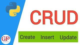 CRUD operations | python crud | python database connection | Python Tutorial