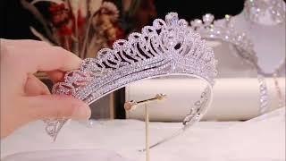 Diamond Tiara Crown - Royal Princess Antique Handmade Tiaras and Crowns - Costozon