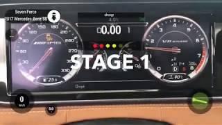 Разгон Mercedes S63 AMG Stage 1 0-100 км/ч