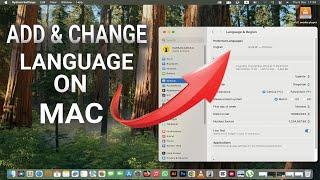 HOW TO ADD OR CHANGE LANGUAGE ON macOS