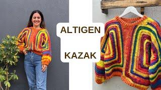 ÇOOK KOLAY ALTIGEN KAZAK YAPIYORUZ  #crochet