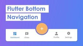 Flutter Bottom Tab Bar Navigation with FAB