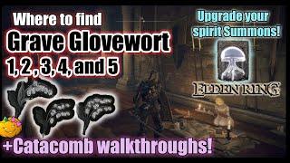 Grave Glovewort locations 1 2 3 4 5 Catacomb guides included! - Elden Ring