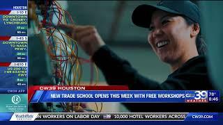 Houston trade school opens free workshops for plumbing and electrical work