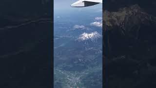 Amazing clear sky aerial views on Alps: Scheffauer, Chiemgau and Berchtesgadener Alps