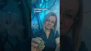 Reiki for prosperity. Asmr pyrite crystal healing