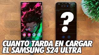 Que Cargador es Mejor para el Samsung S24 Ultra, el de 45 o el de 25 Watios? Prueba de Carga