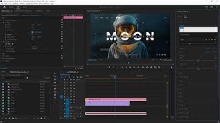 TUTORIAL | Astro Space Title: (Mogrt) Premiere Pro template