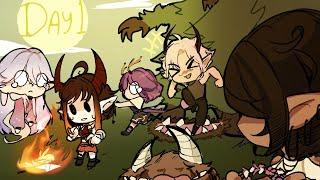 [Vtuber] Sera que sobreviveremos no Don't Starve Together?? Com Levi, Celine, Shiny e Nemurin!