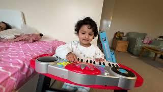 Ravya ban gaye rockstar with mummy | enjoying her new Rockstar Toy with Mummy|