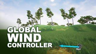 Unreal Engine 5 - Global Wind Controller